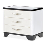 Tuxedo Piano Keyboard Nightstand, Large Piano Keyboard from Michael Amini - Luna Furniture