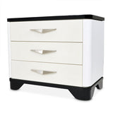 Tuxedo Piano Keyboard Nightstand, Large Piano Keyboard from Michael Amini - Luna Furniture