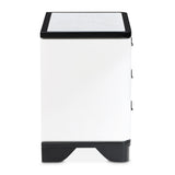 Tuxedo Piano Keyboard Nightstand, Large Piano Keyboard from Michael Amini - Luna Furniture