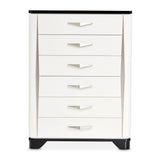 Tuxedo Piano Keyboard 6 Drawer Chest Piano Keyboard from Michael Amini - Luna Furniture