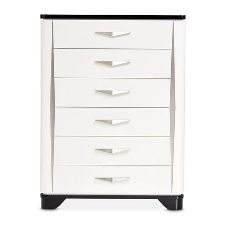 Tuxedo Piano Keyboard 6 Drawer Chest Piano Keyboard from Michael Amini - Luna Furniture