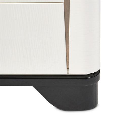 Tuxedo Piano Keyboard 6 Drawer Chest Piano Keyboard from Michael Amini - Luna Furniture
