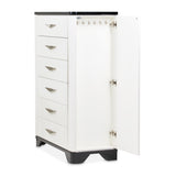 Tuxedo Piano Keyboard 6 Drawer Chest Piano Keyboard from Michael Amini - Luna Furniture