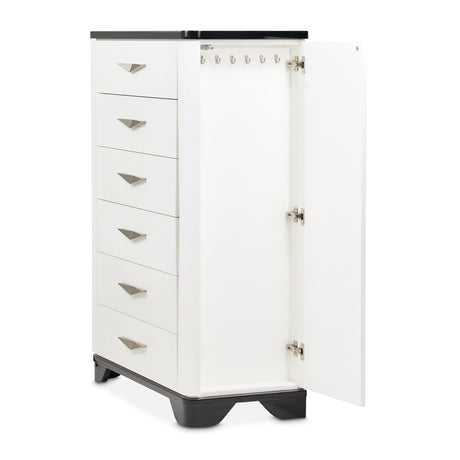 Tuxedo Piano Keyboard 6 Drawer Chest Piano Keyboard from Michael Amini - Luna Furniture