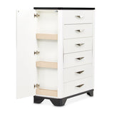 Tuxedo Piano Keyboard 6 Drawer Chest Piano Keyboard from Michael Amini - Luna Furniture