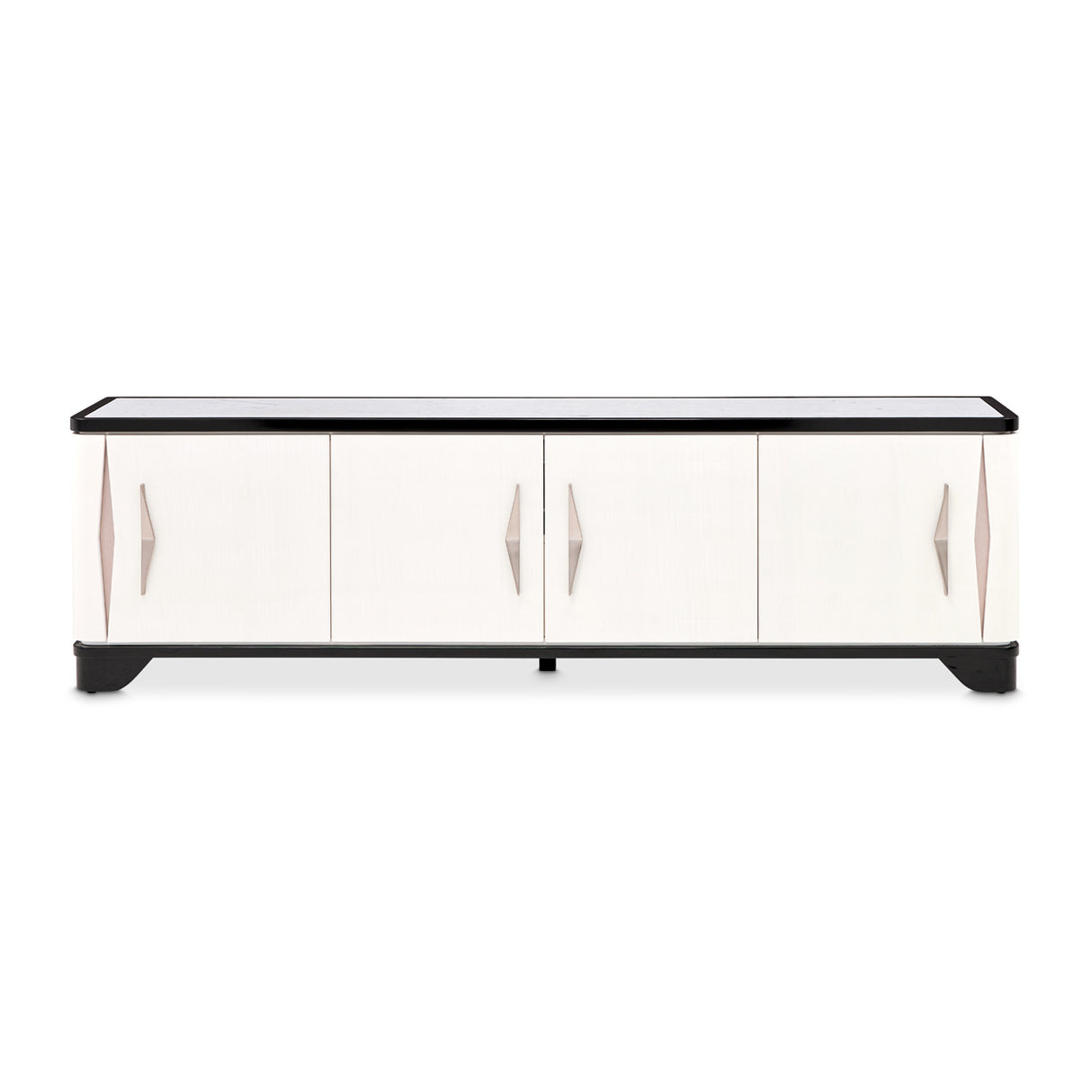 Tuxedo Piano Keyboard Media Cabinet from Michael Amini - Luna Furniture