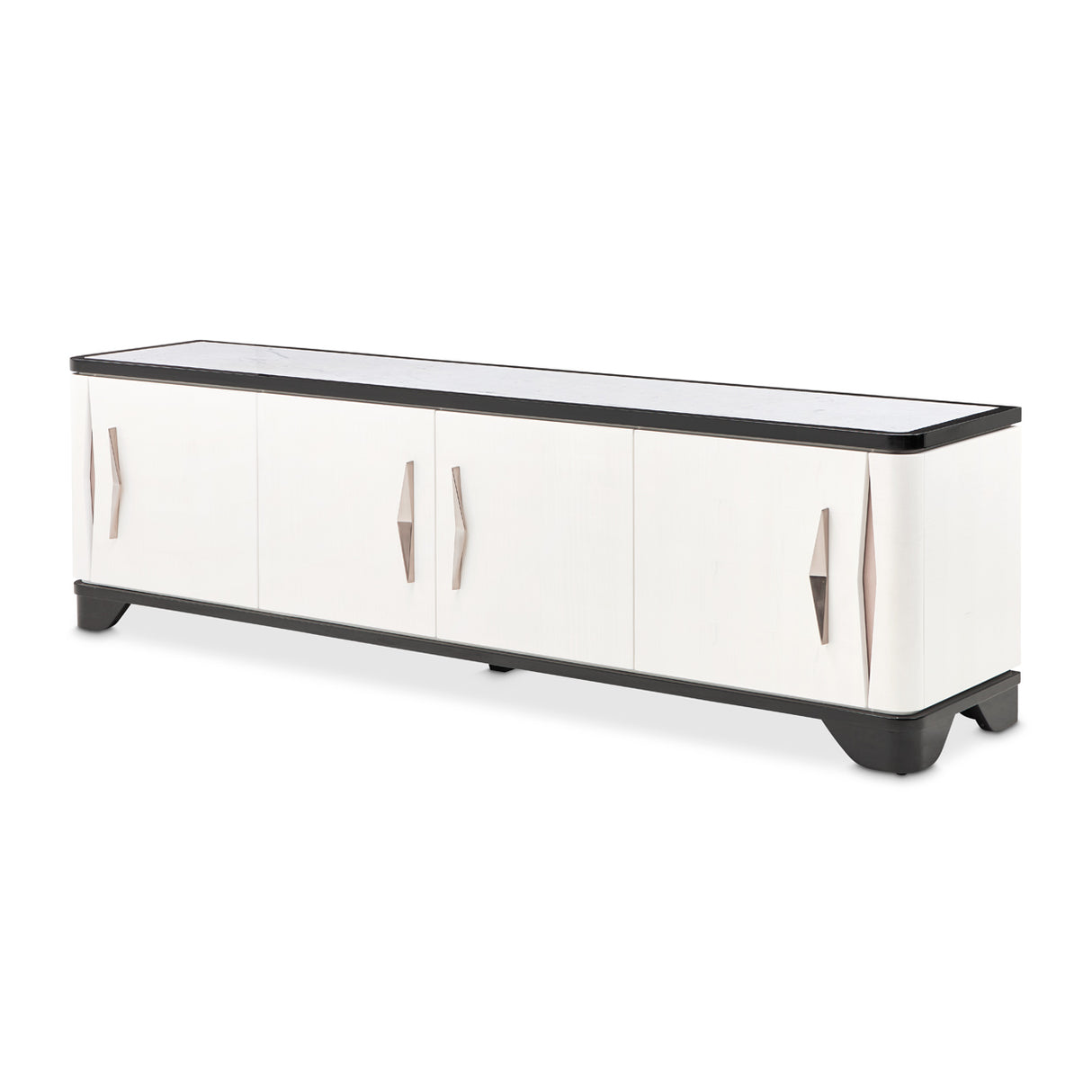 Tuxedo Piano Keyboard Media Cabinet from Michael Amini - Luna Furniture