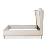 St. Charles Dove Gray Queen Bed from Michael Amini - Luna Furniture