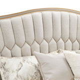 St. Charles Dove Gray Eastern King Bed from Michael Amini - Luna Furniture