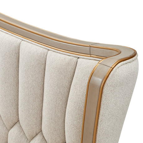 St. Charles Dove Gray Eastern King Bed from Michael Amini - Luna Furniture