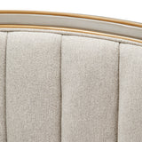 St. Charles Dove Gray Eastern King Bed from Michael Amini - Luna Furniture