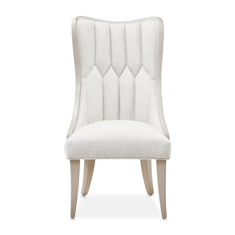 St. Charles Dove Gray Dining Side Chair from Michael Amini - Luna Furniture
