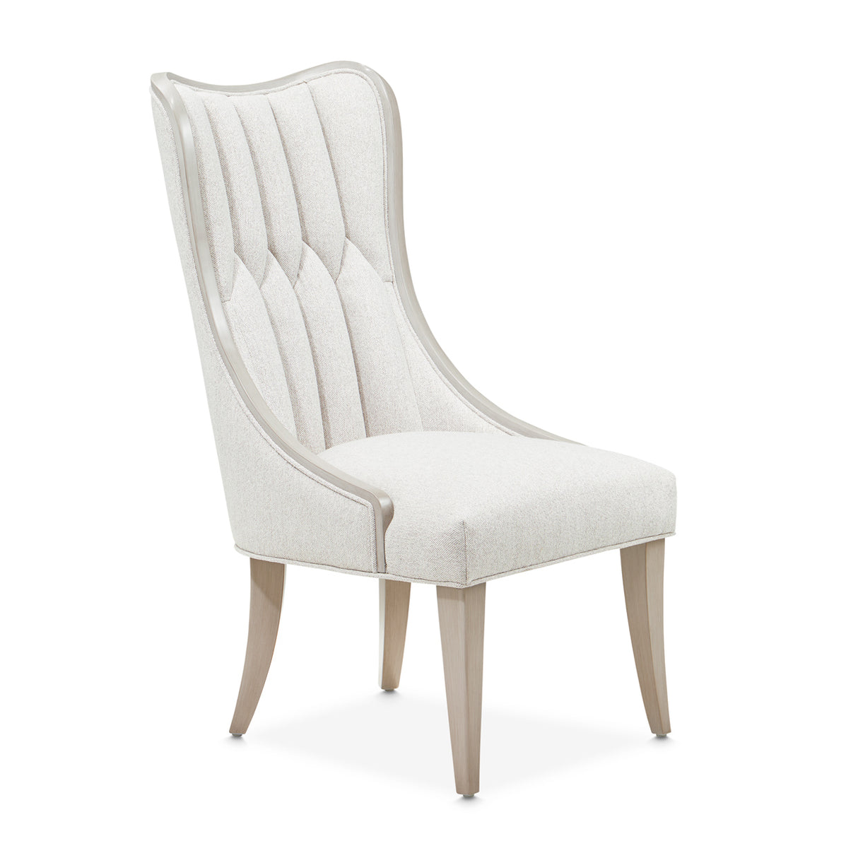 St. Charles Dove Gray Dining Side Chair from Michael Amini - Luna Furniture