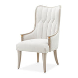 St. Charles Dove Gray Dining Arm Chair from Michael Amini - Luna Furniture