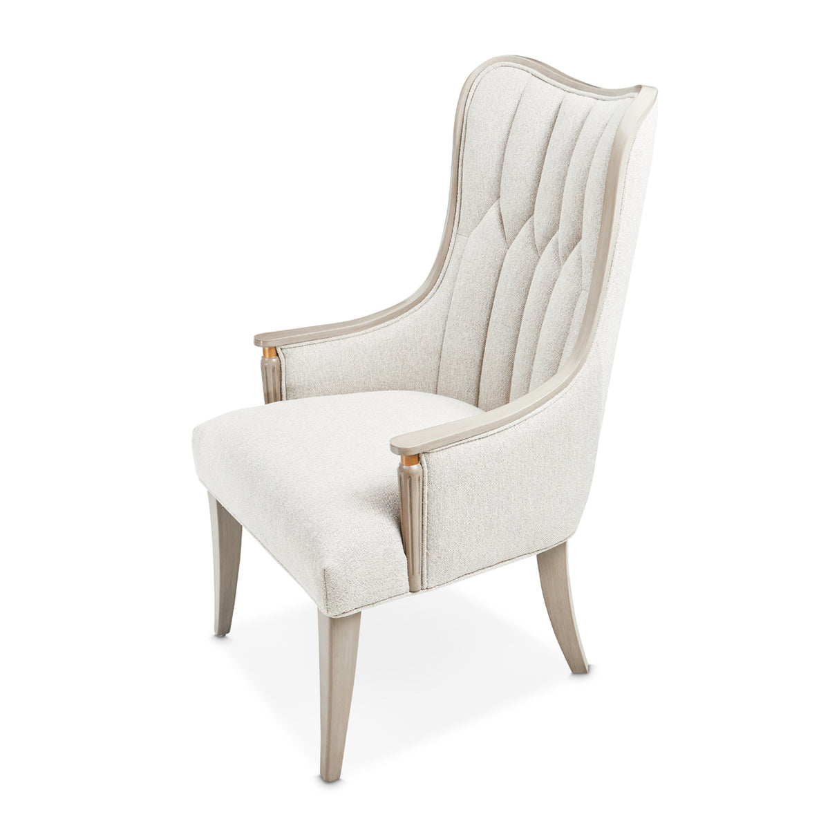 St. Charles Dove Gray Dining Arm Chair from Michael Amini - Luna Furniture