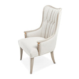 St. Charles Dove Gray Dining Arm Chair from Michael Amini - Luna Furniture
