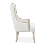 St. Charles Dove Gray Dining Arm Chair from Michael Amini - Luna Furniture