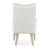 St. Charles Dove Gray Dining Arm Chair from Michael Amini - Luna Furniture