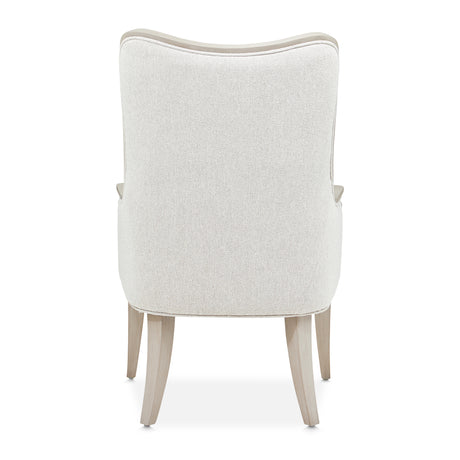 St. Charles Dove Gray Dining Arm Chair from Michael Amini - Luna Furniture