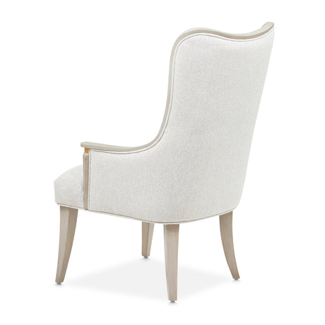 St. Charles Dove Gray Dining Arm Chair from Michael Amini - Luna Furniture
