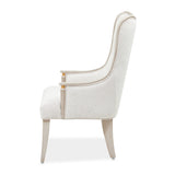 St. Charles Dove Gray Dining Arm Chair from Michael Amini - Luna Furniture