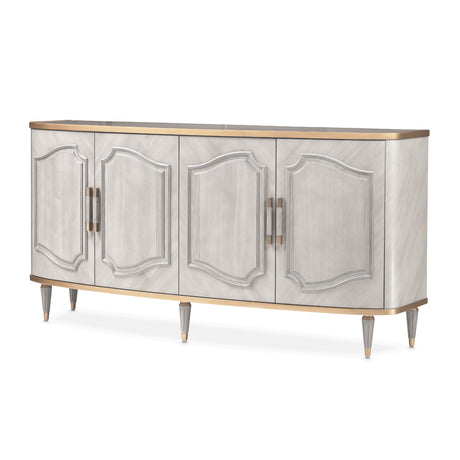 St. Charles Dove Gray Sideboard from Michael Amini - Luna Furniture