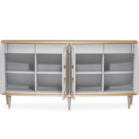 St. Charles Dove Gray Sideboard from Michael Amini - Luna Furniture