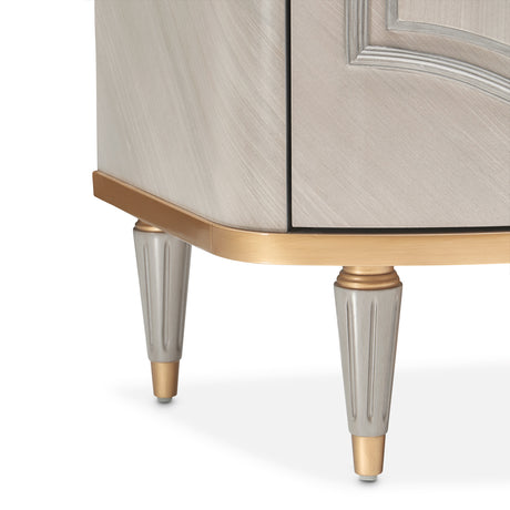 St. Charles Dove Gray Sideboard from Michael Amini - Luna Furniture
