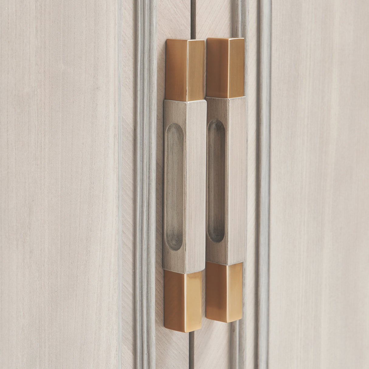 St. Charles Dove Gray Sideboard from Michael Amini - Luna Furniture