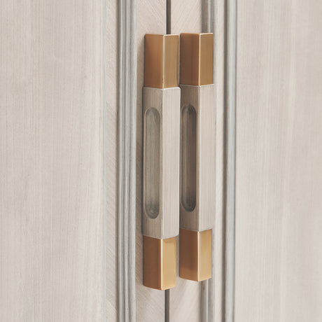 St. Charles Dove Gray Sideboard from Michael Amini - Luna Furniture