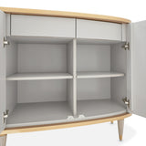 St. Charles Dove Gray Sideboard from Michael Amini - Luna Furniture