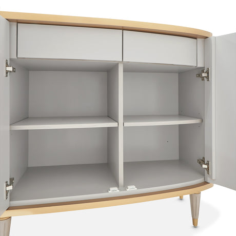 St. Charles Dove Gray Sideboard from Michael Amini - Luna Furniture