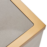 St. Charles Dove Gray 3-drawer Nightstand from Michael Amini - Luna Furniture