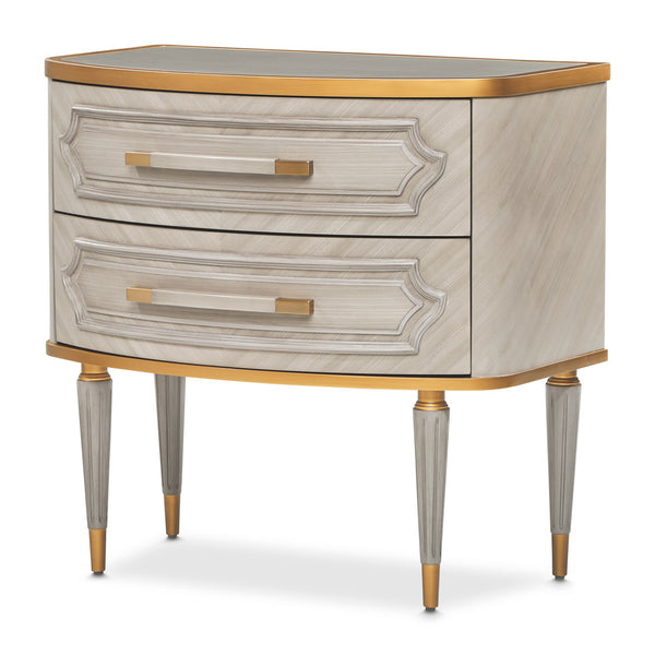 St. Charles Dove Gray 2-drawer Nightstand