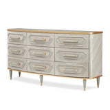 St. Charles Dove Gray Dresser from Michael Amini - Luna Furniture