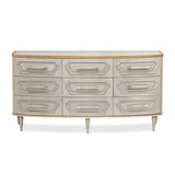 St. Charles Dove Gray Dresser from Michael Amini - Luna Furniture