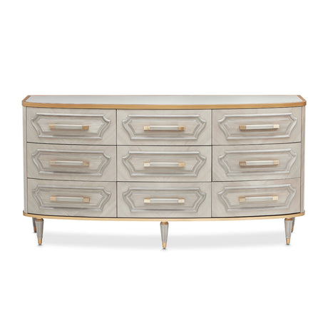 St. Charles Dove Gray Dresser from Michael Amini - Luna Furniture