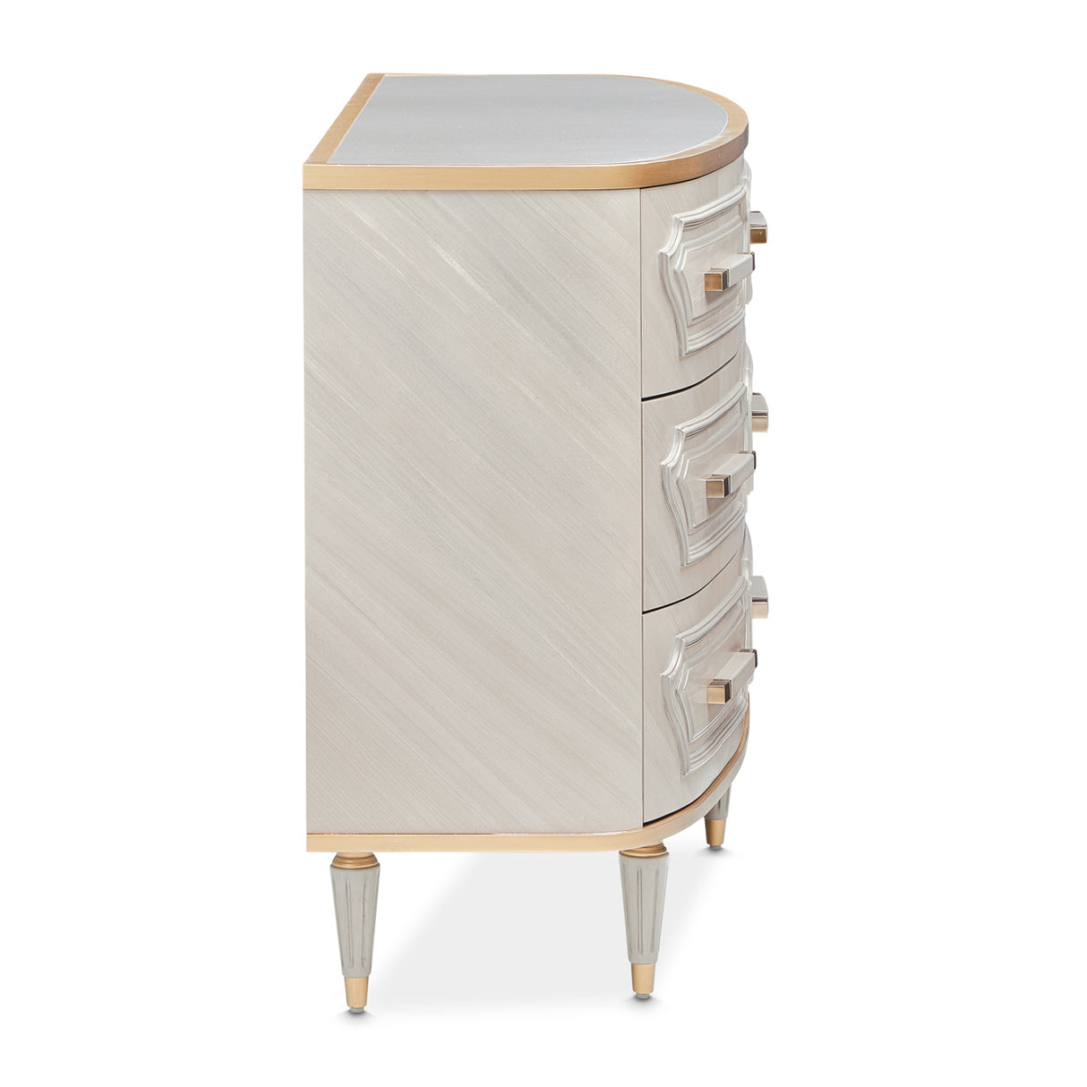St. Charles Dove Gray Dresser from Michael Amini - Luna Furniture