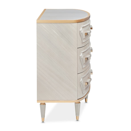 St. Charles Dove Gray Dresser from Michael Amini - Luna Furniture