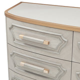 St. Charles Dove Gray Dresser from Michael Amini - Luna Furniture