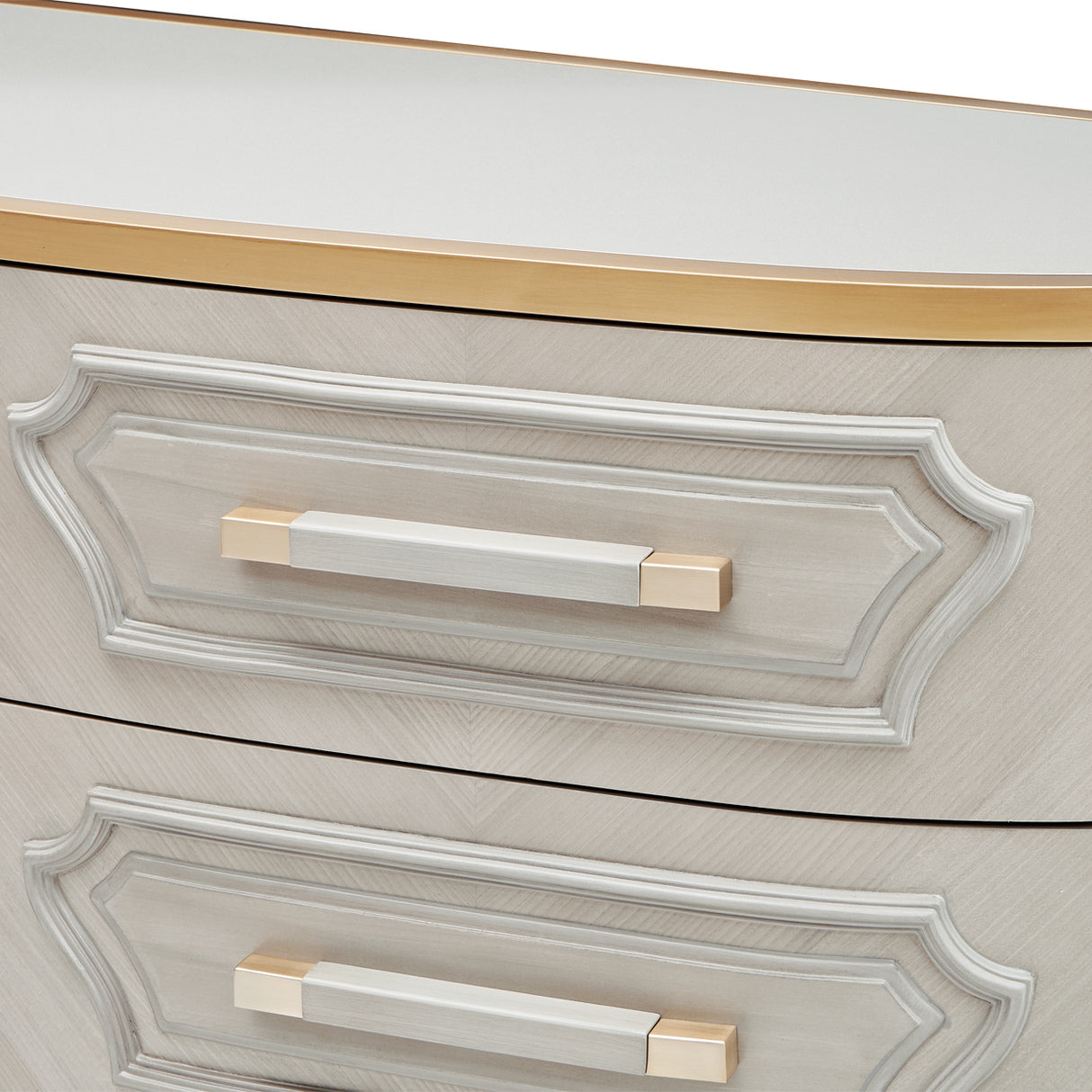 St. Charles Dove Gray Dresser from Michael Amini - Luna Furniture