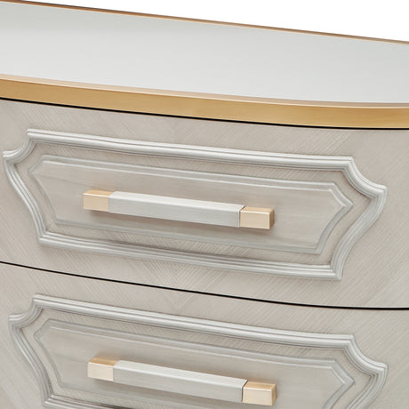 St. Charles Dove Gray Dresser from Michael Amini - Luna Furniture