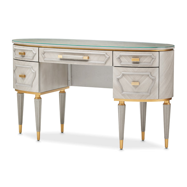 St. Charles Vanity With Glass Top