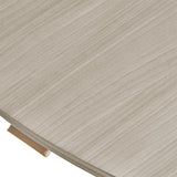 St. Charles Dove Gray Vanity Desk from Michael Amini - Luna Furniture