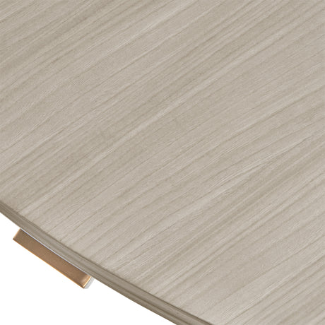 St. Charles Dove Gray Vanity Desk from Michael Amini - Luna Furniture