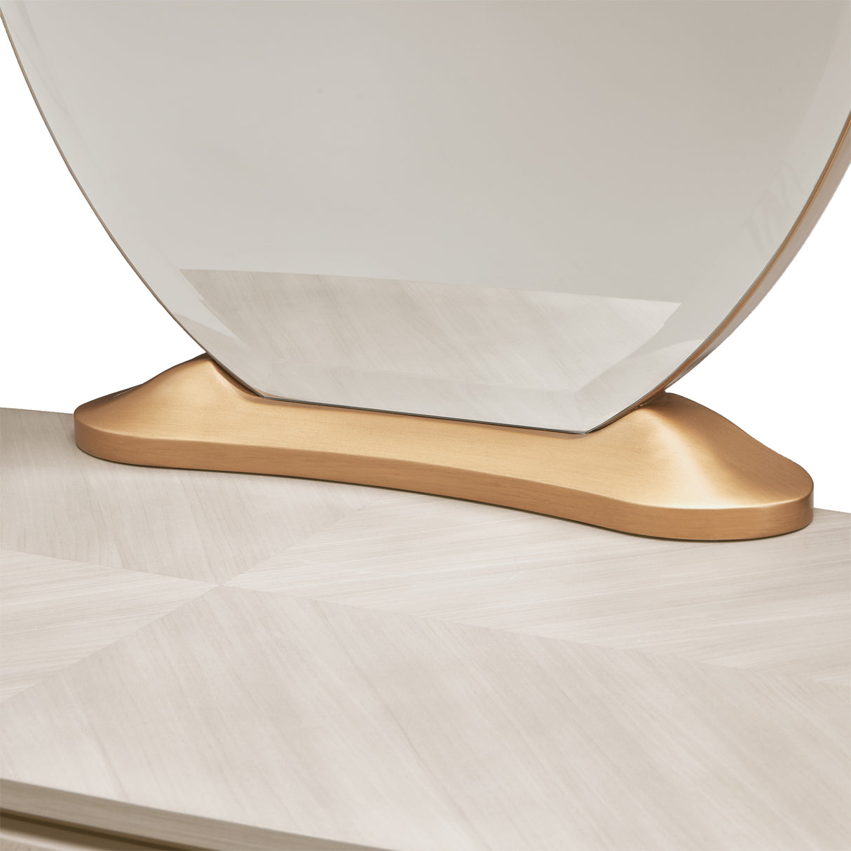St. Charles Dove Gray Vanity Mirror from Michael Amini - Luna Furniture