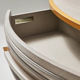 St. Charles Dove Gray Highboy Chest from Michael Amini - Luna Furniture