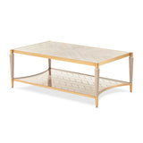 St. Charles Dove Gray Rectangular Cocktail Table from Michael Amini - Luna Furniture