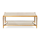 St. Charles Dove Gray Rectangular Cocktail Table from Michael Amini - Luna Furniture