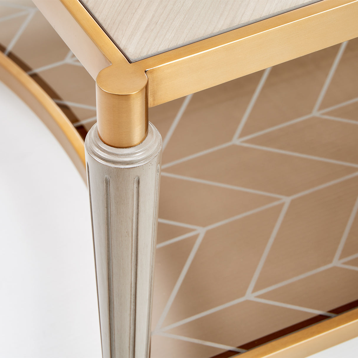 St. Charles Dove Gray Rectangular Cocktail Table from Michael Amini - Luna Furniture